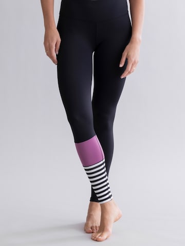Hey Honey - Skinny Leggings 'Surf Style' en lila: frente
