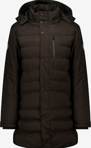 Manteau d’hiver Deeluxe en gris : devant