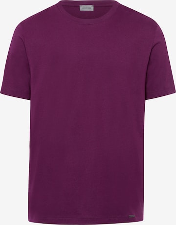 T-Shirt Hanro en violet : devant