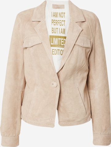 FREAKY NATION Blazer in Beige: front