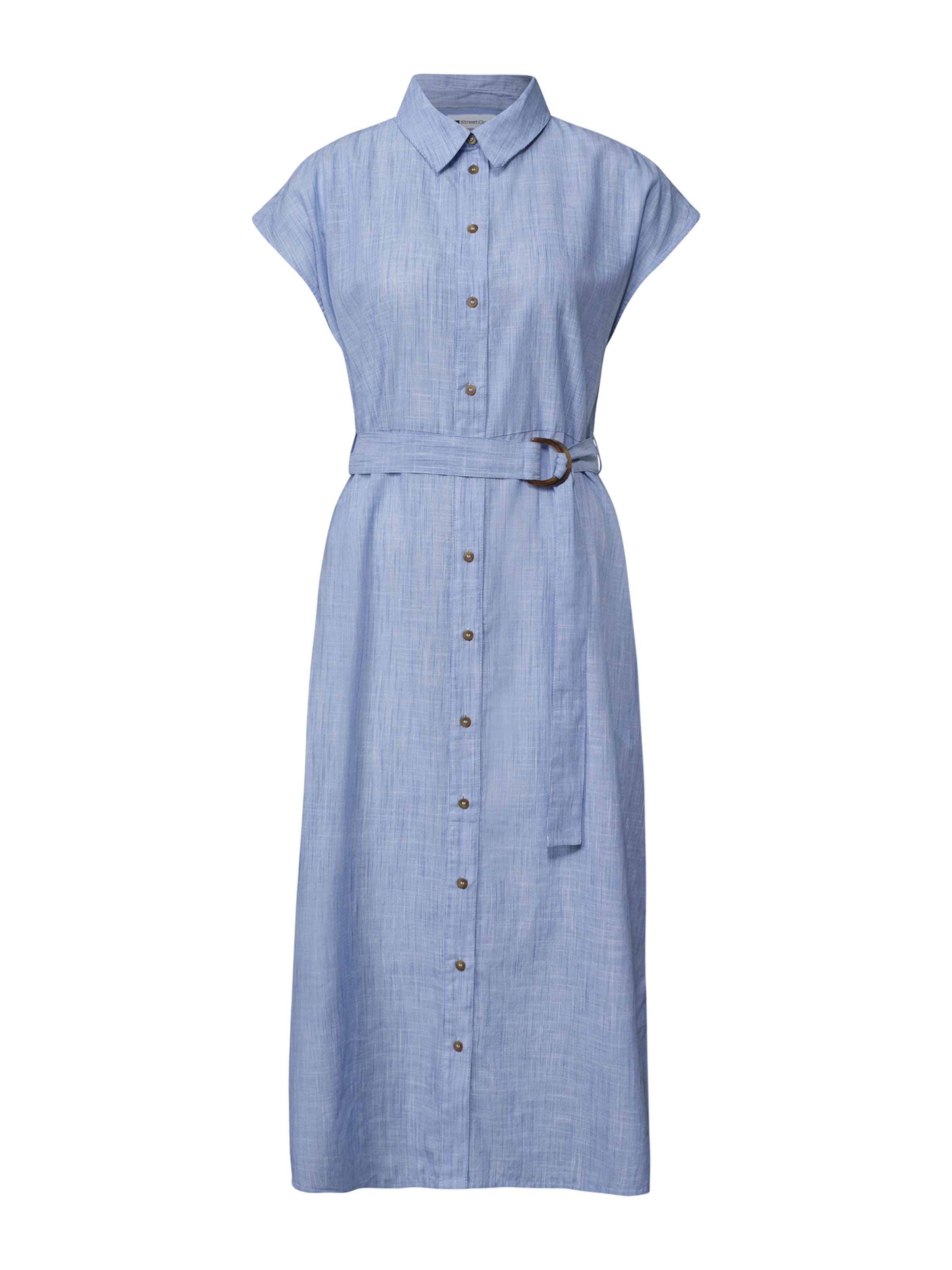 STREET ONE - Vestido camisero en azul: frente