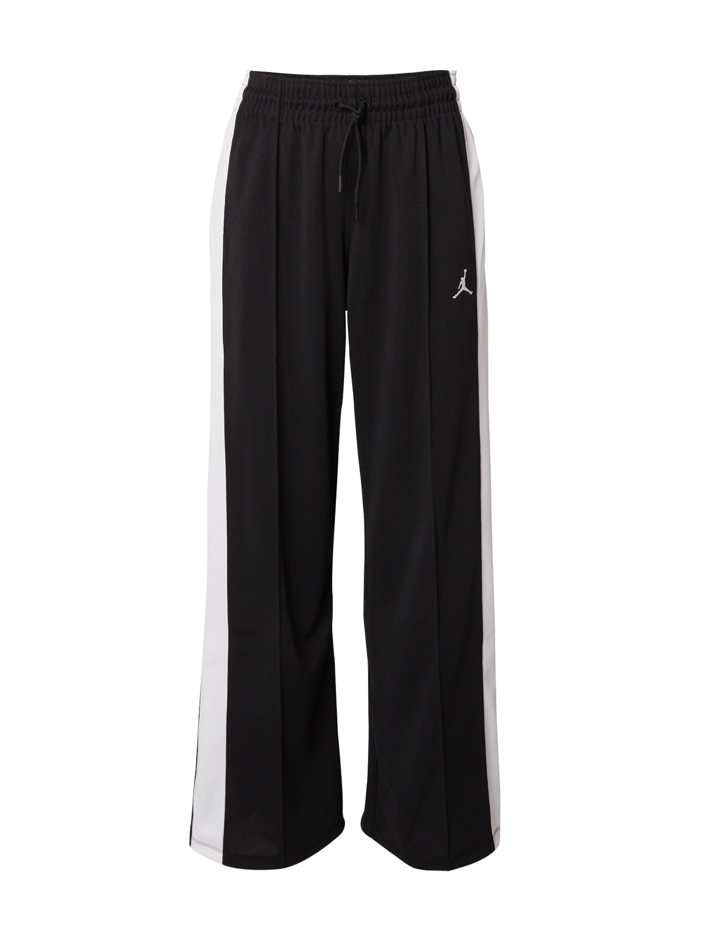 Wide leg Pantaloni di Jordan in nero: frontale