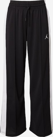 Jordan Wide Leg Housut värissä musta: etupuoli