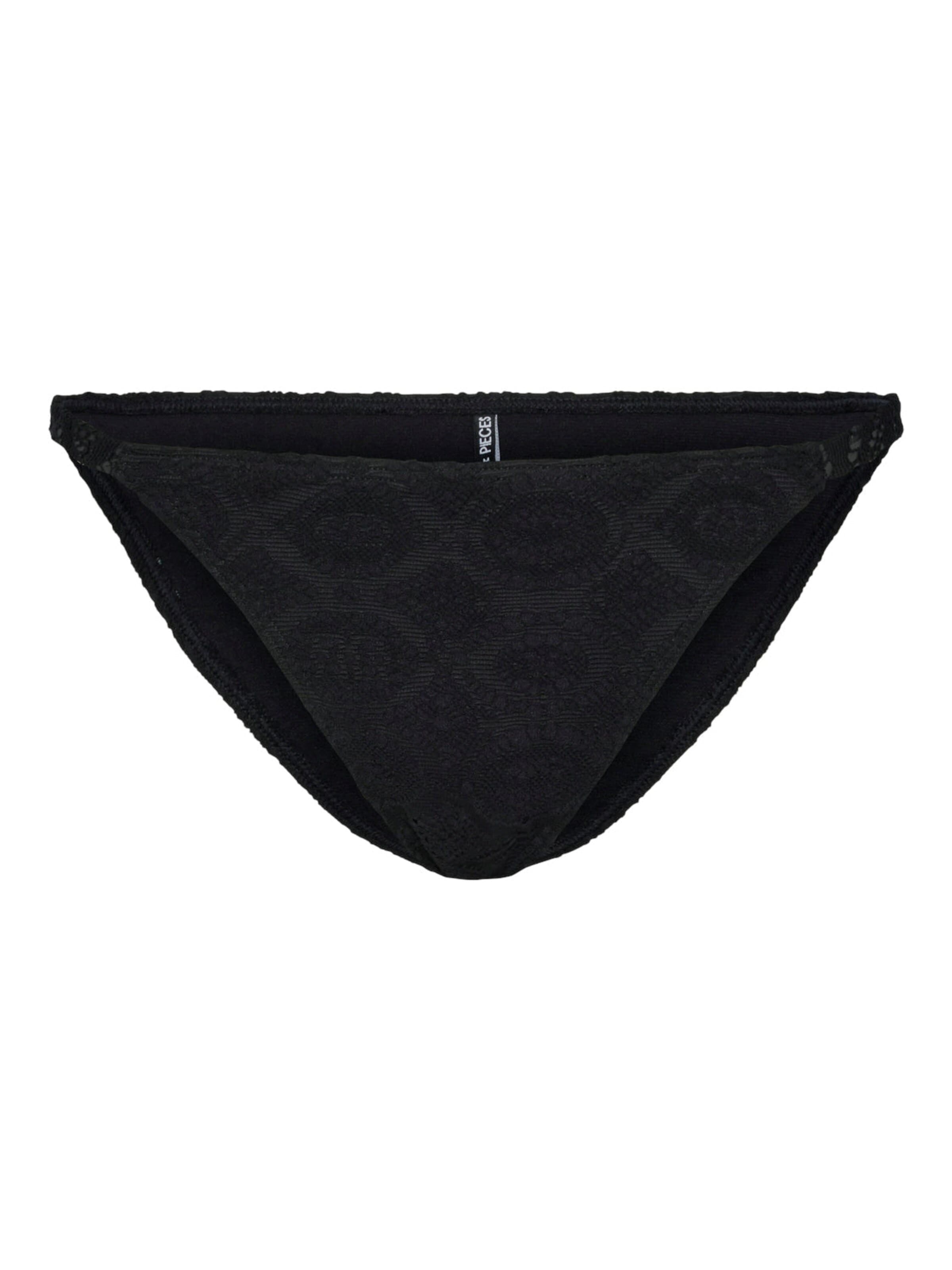 PIECES Bikinitrusse i sort: forside
