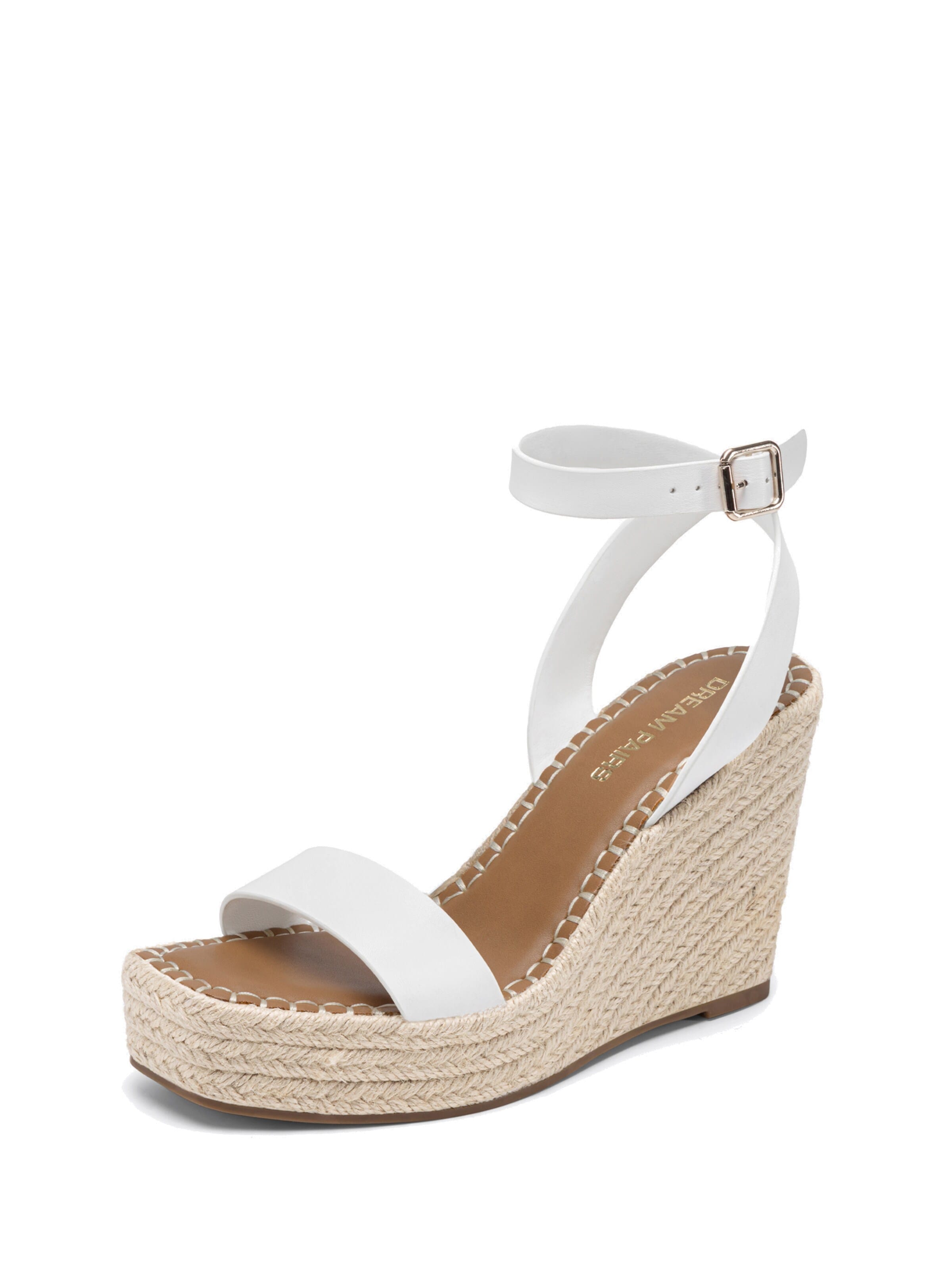 Dream Pairs Sandals in White: front