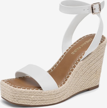 Sandales Dream Pairs en blanc : devant