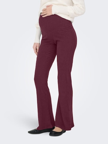 Only Maternity Regular Broek 'OLMHALLE' in Rood