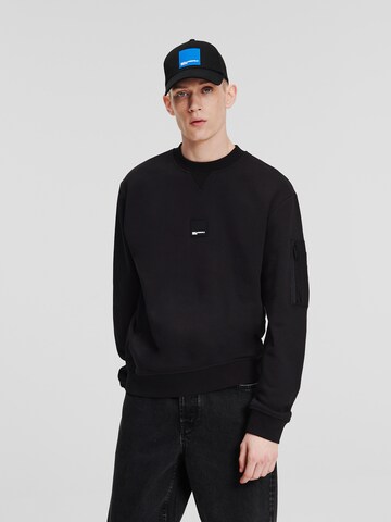 KARL LAGERFELD JEANS - Sudadera en negro: frente