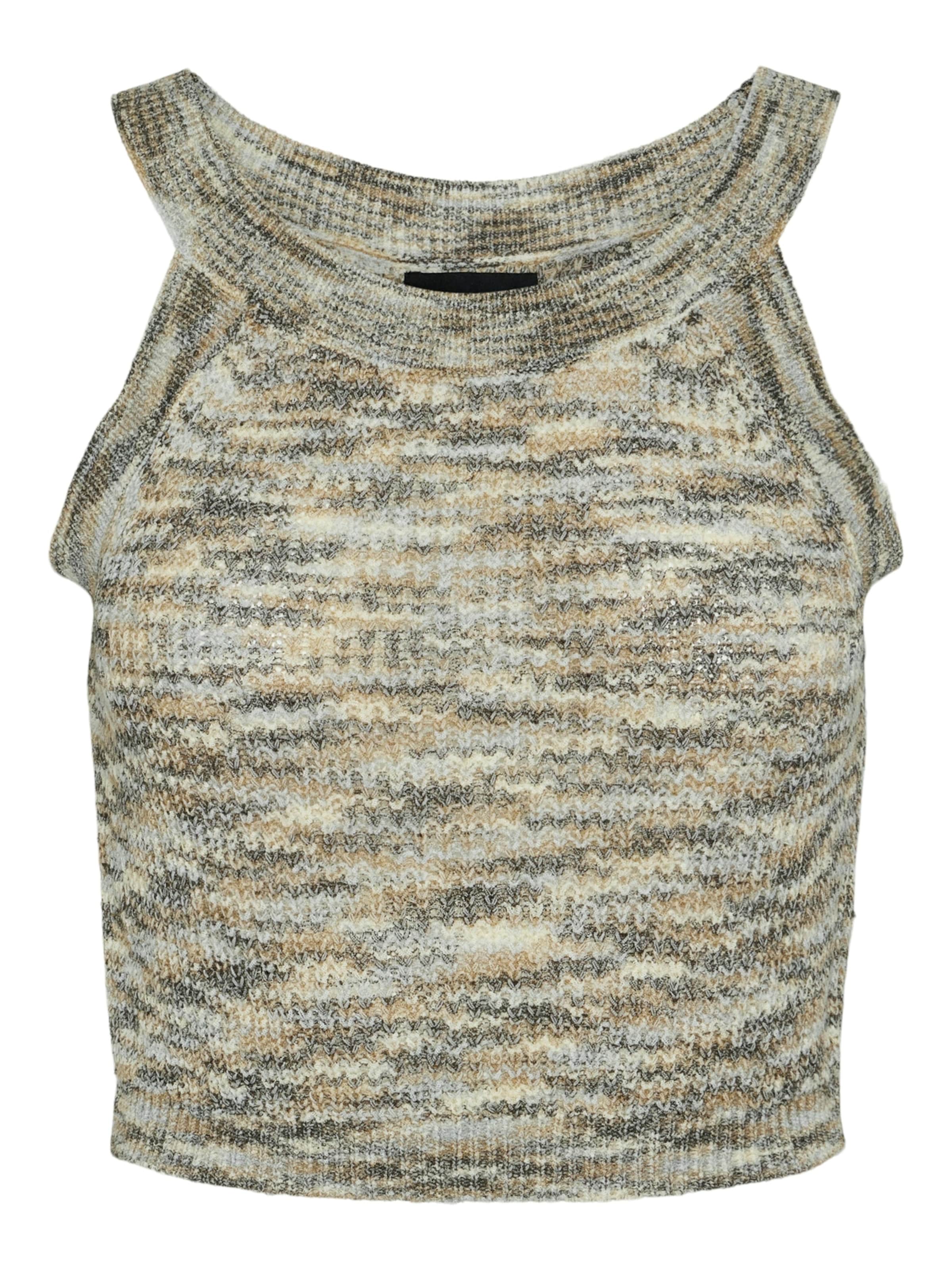 PIECES Knitted Top 'KERA' in Beige: front
