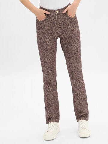 BRAX Slim fit Jeans in Brown: front