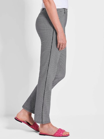 Goldner Slimfit Broek 'LOUISA' in Zwart