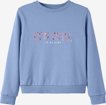 NAME IT Sweatshirt 'FLEOKA' in Blue: front