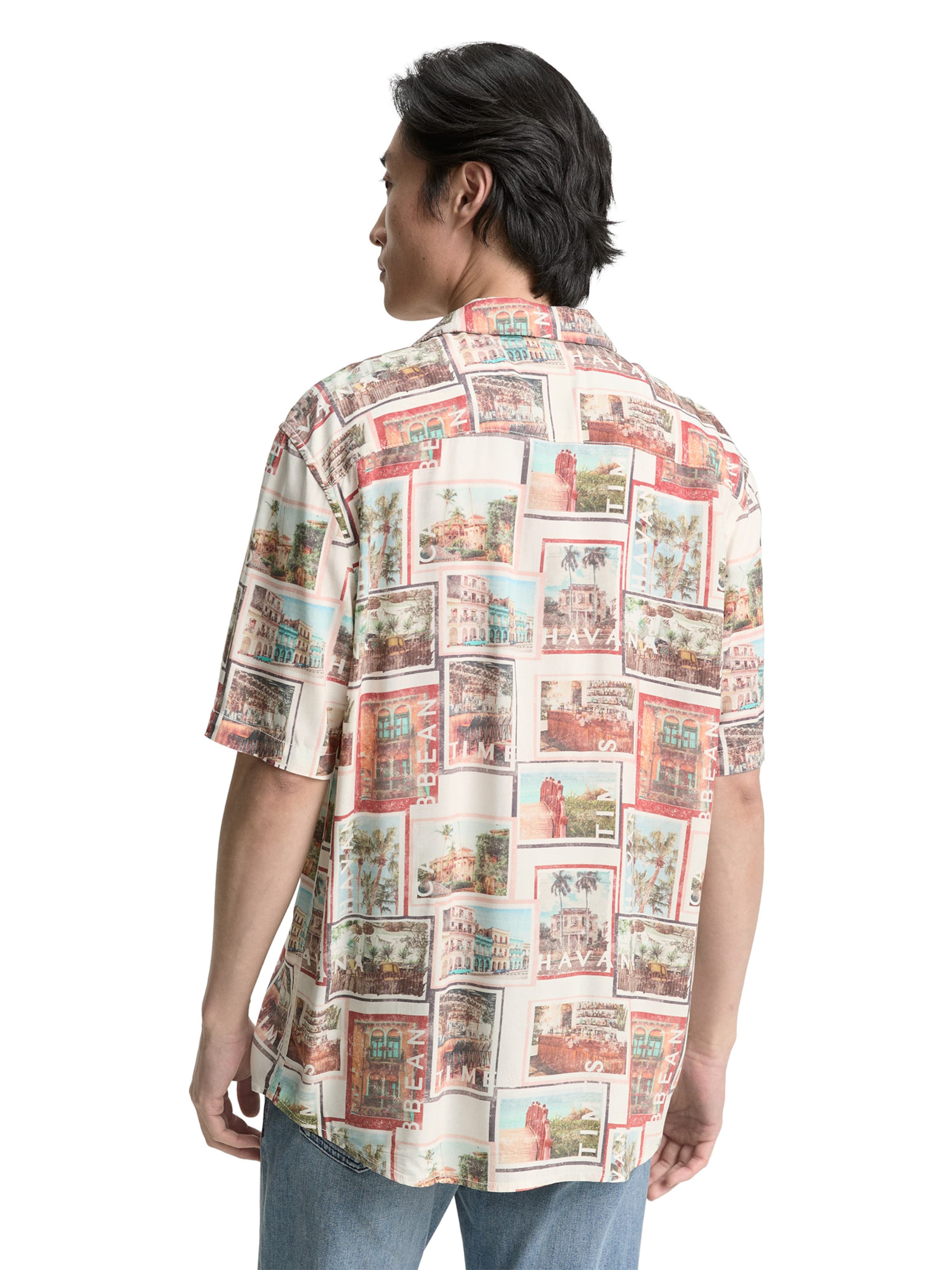 TOM TAILOR Средняя посадка Рубашка в Белый