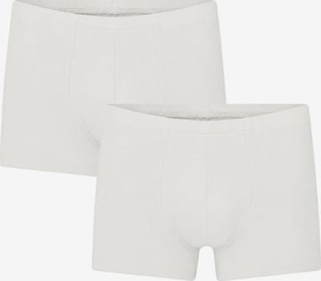 Albero Natur Boxer shorts 'Bio-Baumwoll-Herren Retroshorts -2er Pack' in White: front