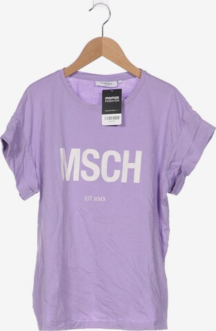 MSCH COPENHAGEN T-Shirt L in Lila: predná strana