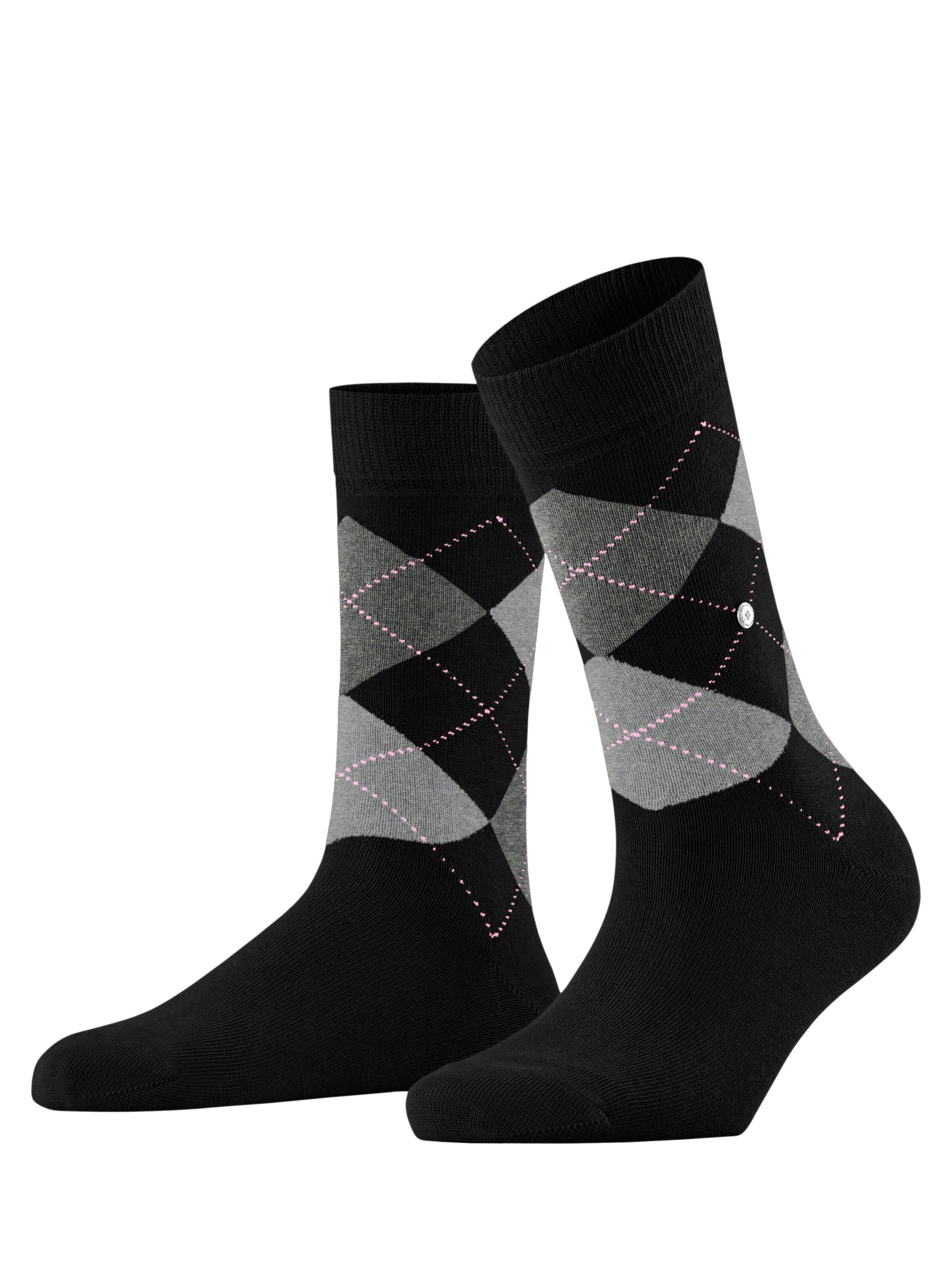 BURLINGTON Socken 'Queen'‌‌‌ in Schwarz: Vorderseite
