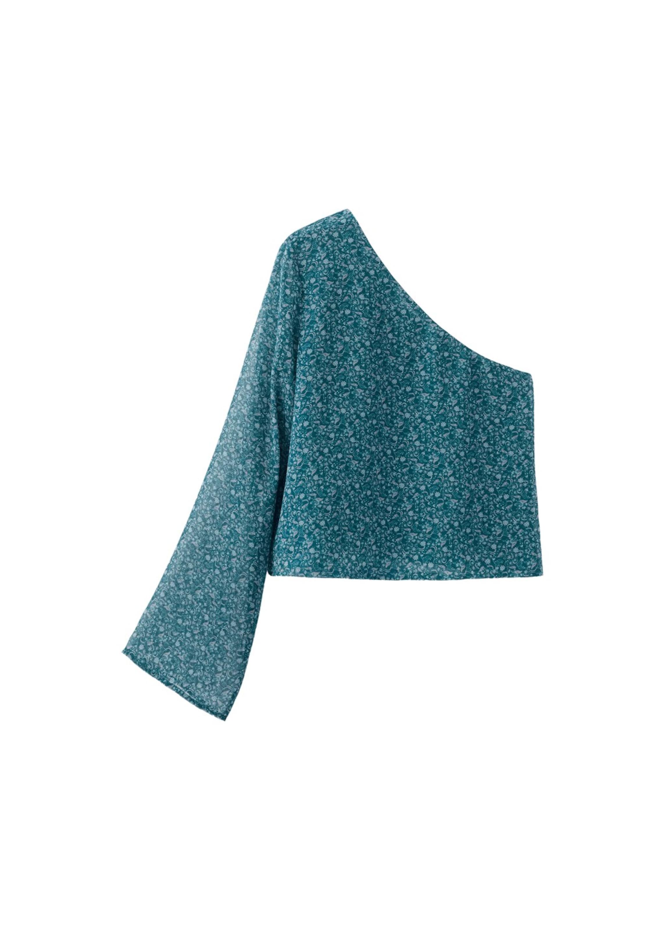 MANGO TEEN Blouse 'Forest' in Blue: front