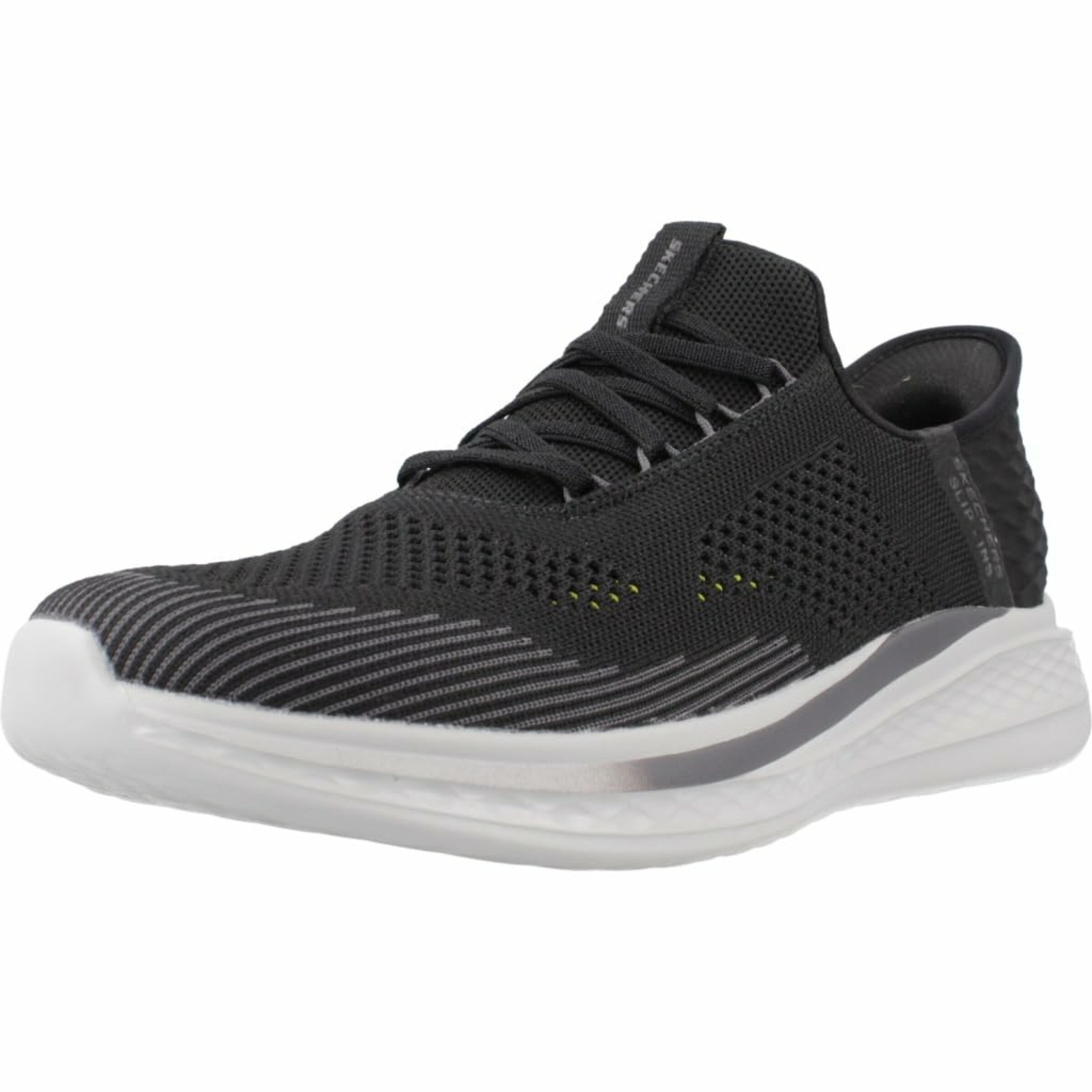 SKECHERS Platform trainers in Black: front