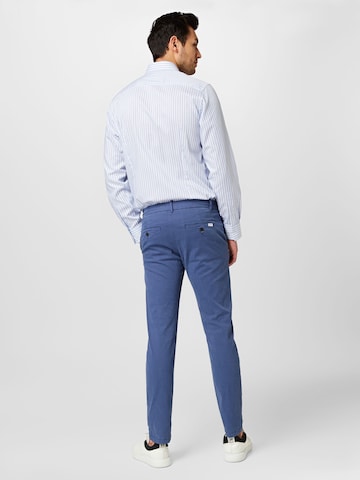 Coupe slim Pantalon chino Lindbergh en bleu