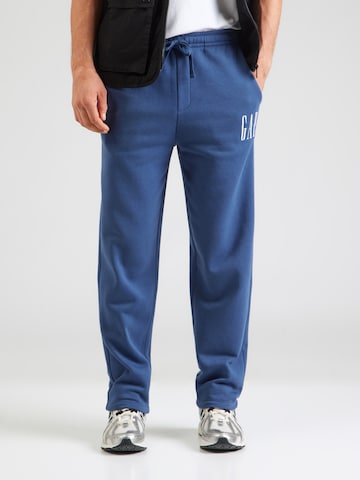GAP Tapered Broek in Blauw: voorkant