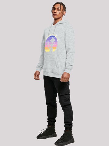 F4NT4STIC Sweatshirt 'Alien Peace Sunset' in Grey