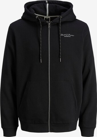 Veste de survêtement 'Berg' JACK & JONES en noir : devant