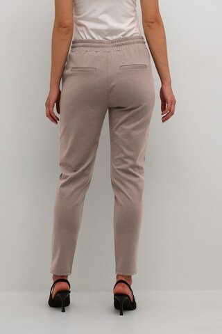 CULTURE Regular Pleated Pants 'Eloise' in Brown