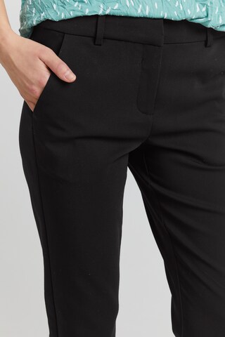 Fransa Regular Chinohose in Schwarz