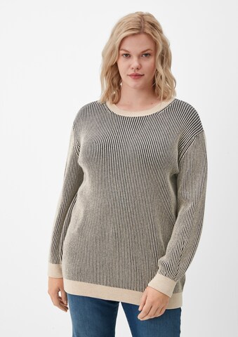 TRIANGLE Sweater in Brown: front