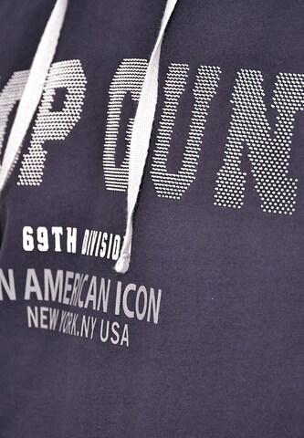 TOP GUN Sweatshirt ' ' in Blauw