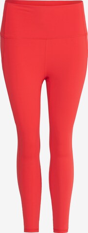 Skinny Pantaloni sportivi di Spyder in rosso: frontale