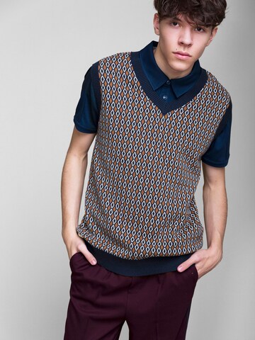 4funkyflavours Sweater Vest 'Hopscotch' in Blue