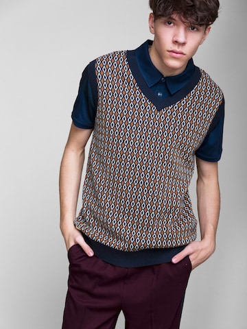 4funkyflavours Sweater Vest 'Hopscotch' in Blue