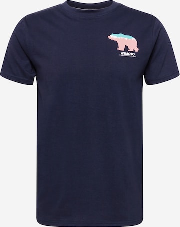 Wemoto T-Shirt in Blau: front