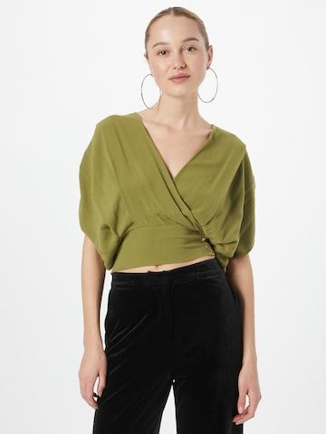 System Action Blouse 'SELENIA' in Groen: voorkant