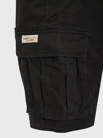 Funky Buddha Loose fit Cargo trousers in Black