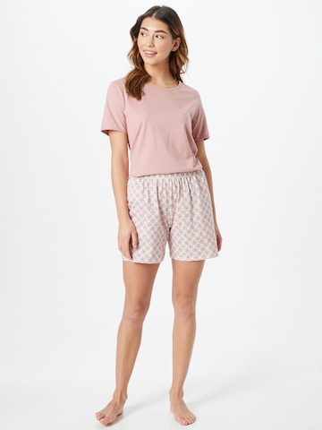 CALIDA Short Pajama Set in Pink: front