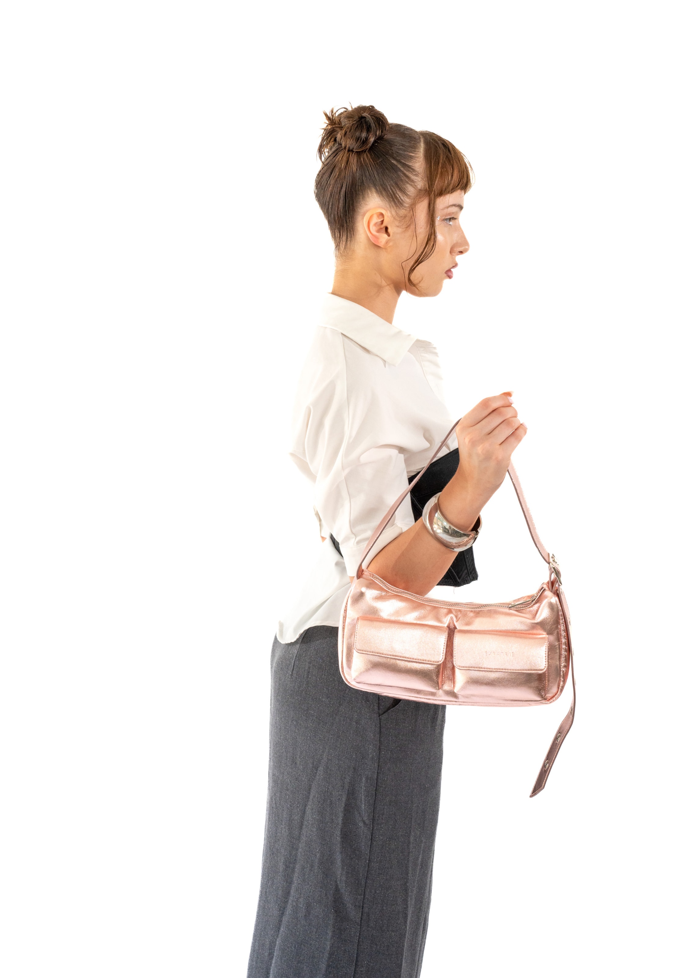 Sac bandoulière 'Electra' Expatrié en rose