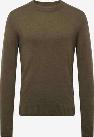 JACK & JONES Sweater in Green: front