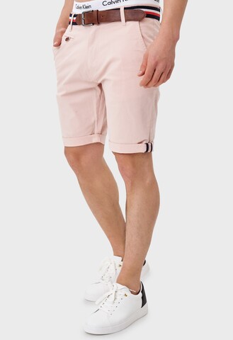 INDICODE JEANS Regular Chino 'Creel' in Roze