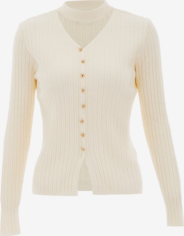 NAEMI - Pullover em branco: frente