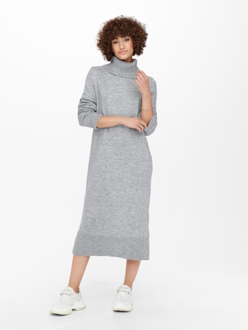 ONLY Knitted dress 'ONLBrandie' in Grey