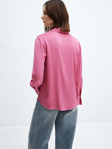 MANGO Bluse 'Ideale' in Pink