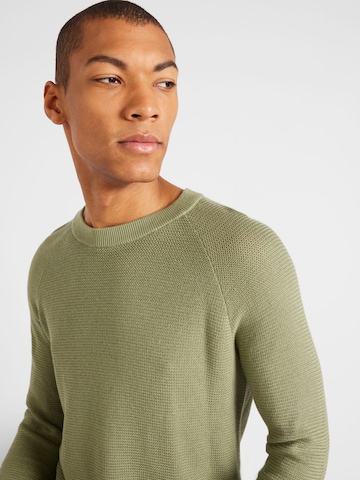 JACK & JONES Pullover 'JASPER' in Grün