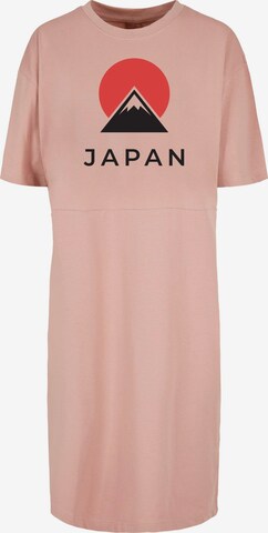 Merchcode Kleid 'Japan' in Pink: predná strana