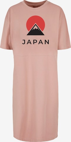 Merchcode Dress 'Japan' in Pink: front