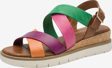 Sandales MARCO TOZZI en mélange de couleurs : devant