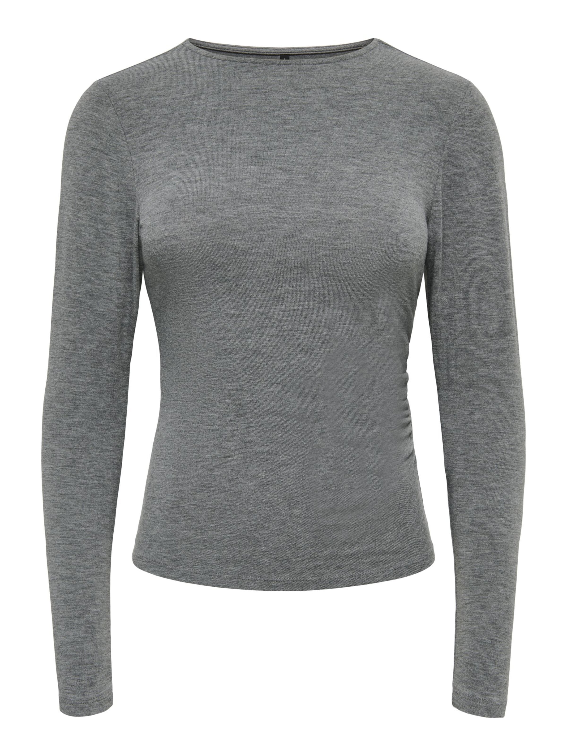 ONLY Shirt 'ONLGlamour' in Grau: Vorderseite