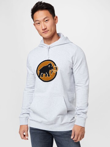 MAMMUT - Sweatshirt de desporto em cinzento: frente