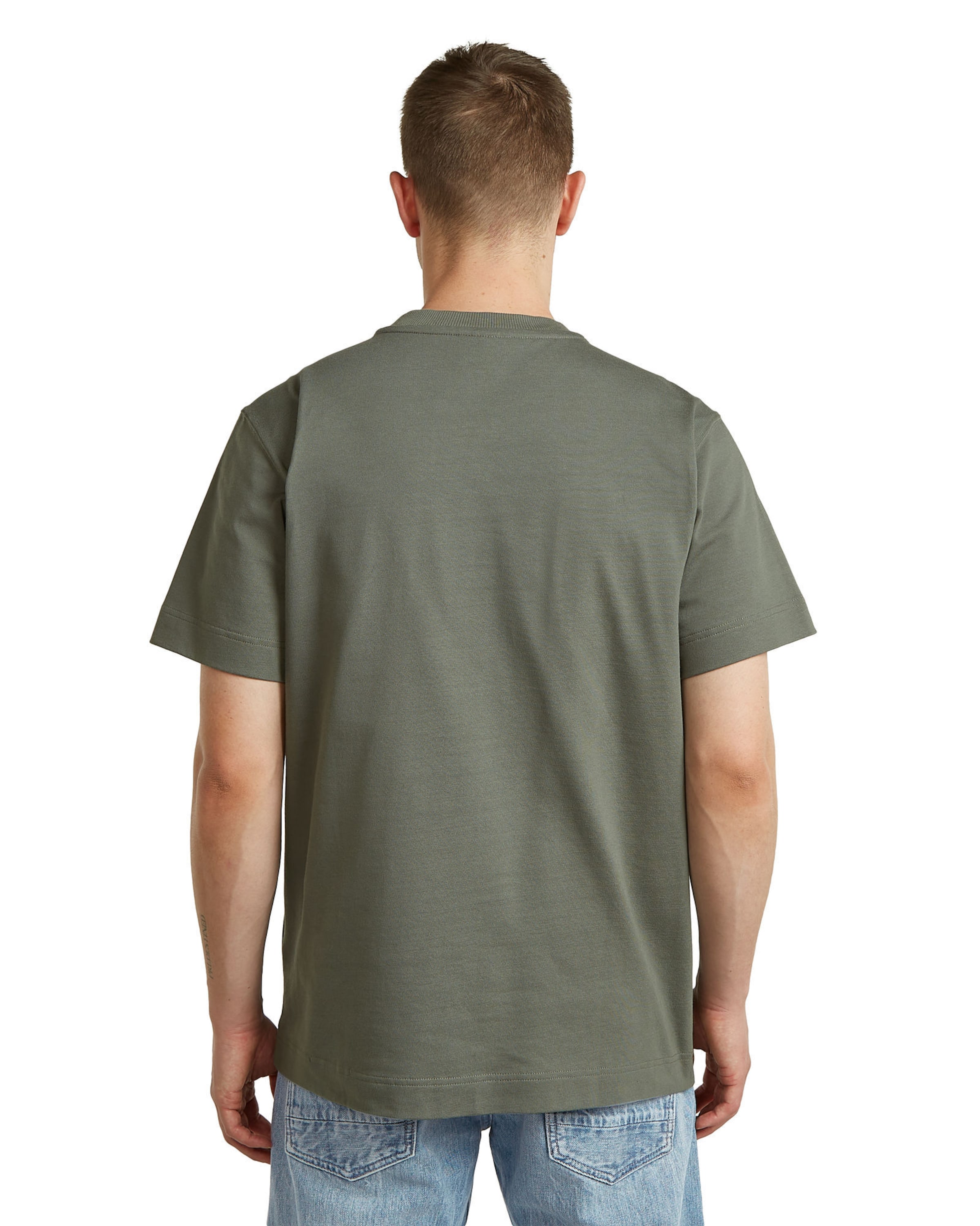 G-STAR T-Shirt - 'GS-01 T-Shirt' in Grün